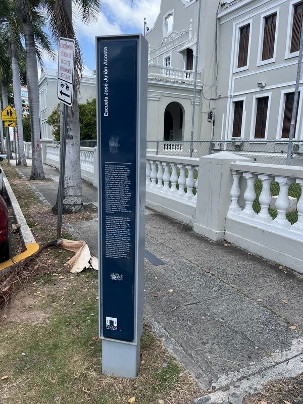 Escuela Jos� Juli�n Acosta Marker image. Click for full size.