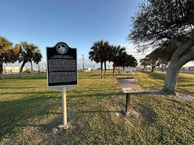 Jackson Family Maritime Companies Marker. Click for full size. Jackson Family Maritime Companies Marker image. Click for full size.