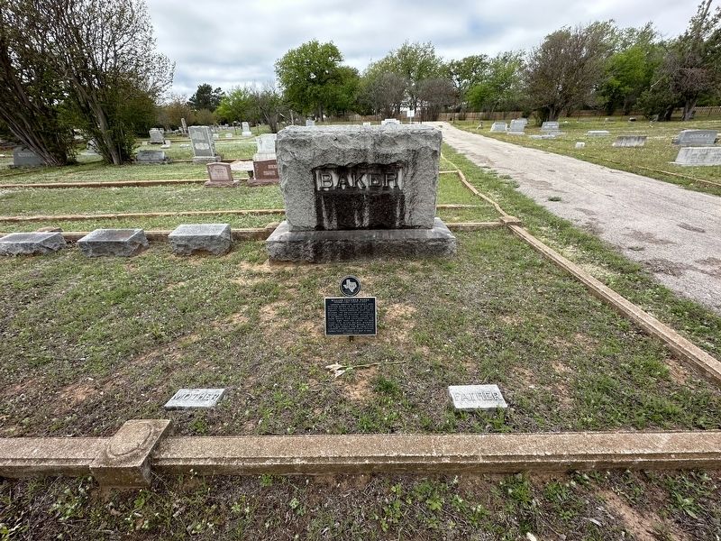 William Thatcher Baker Marker image. Click for full size.