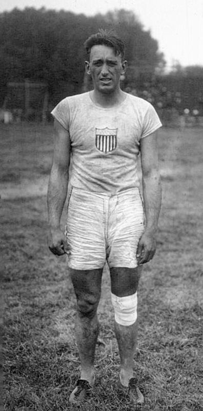 Wilson at the 1920 Olympic Games image. Click for full size.