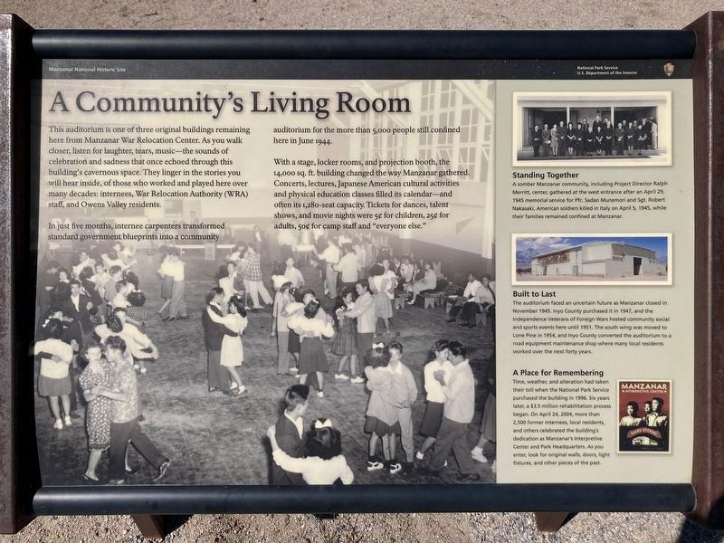 A Community's Living Room Marker. Click for full size. A Community's Living Room Marker image. Click for full size.