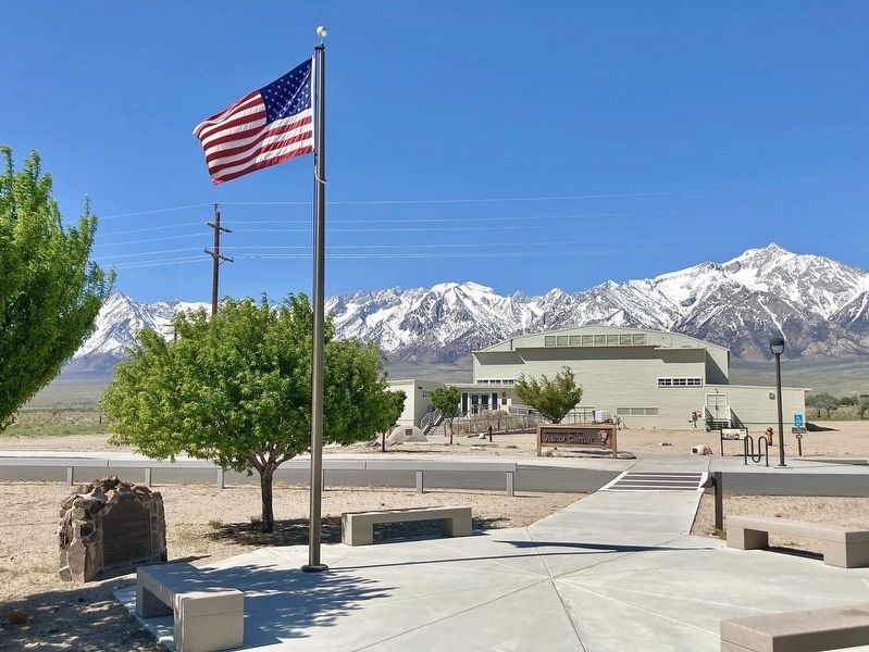 Manzanar Marker. Click for full size. Manzanar Marker image. Click for full size.
