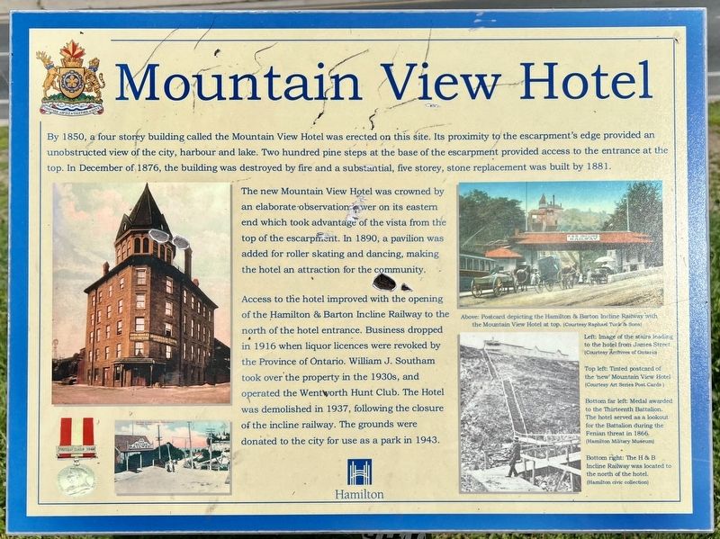 Mountain View Hotel Marker image. Click for full size.