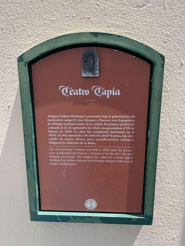 Teatro Tapia Marker image. Click for full size.