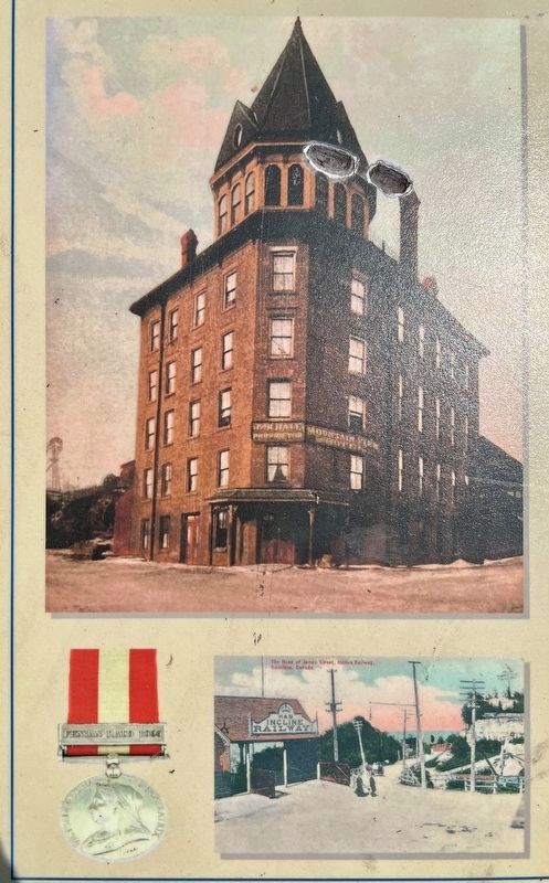 Mountain View Hotel Marker detail (left side) image. Click for full size.