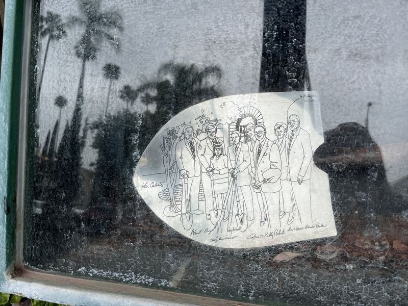 Commemorative Shovel Detail image. Click for full size.