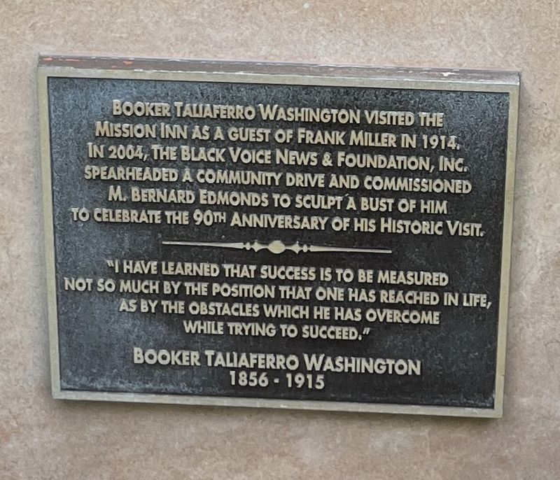 Booker Taliaferro Washington Marker image. Click for full size.