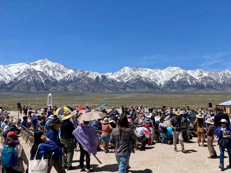 Manzanar Pilgrimage 2023. Click for full size. Manzanar Pilgrimage 2023 image. Click for full size.
