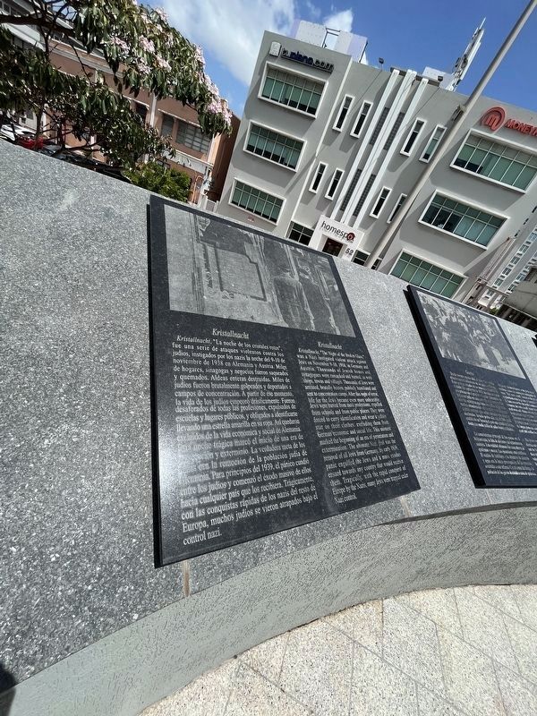 <i>Kristallnacht</i> Marker. Click for full size. <i>Kristallnacht</i> Marker image. Click for full size.