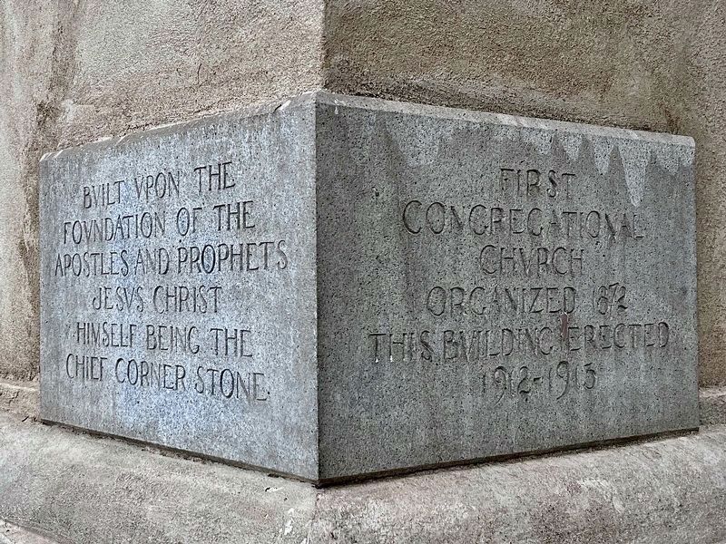 Church Cornerstone, 1912 - 1913 image. Click for full size.