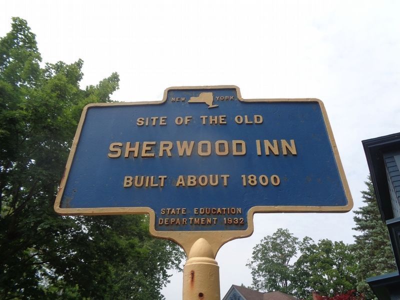 Sherwood Inn Marker. Click for full size. Sherwood Inn Marker image. Click for full size.