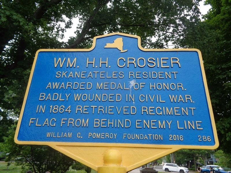Wm. H.H. Crosier Marker image. Click for full size.
