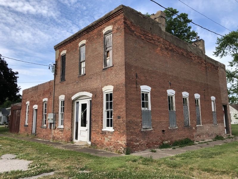The Streibich Blacksmith Shop Marker. Click for full size. The Streibich Blacksmith Shop Marker image. Click for full size.