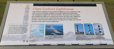 Cape Lookout Lighthouse Marker image. Click for full size.
