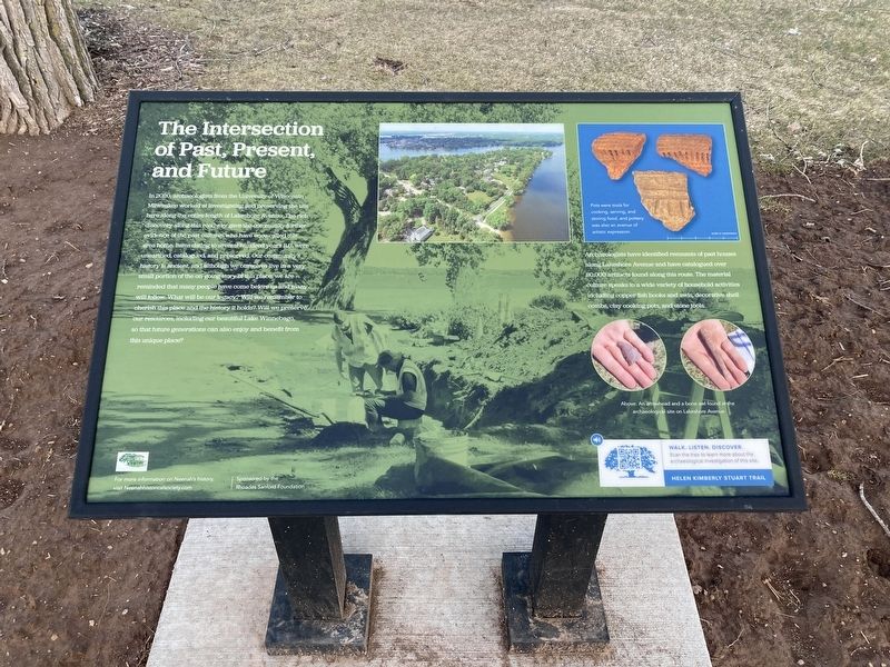 The Intersection of Past, Present, and Future Marker. Click for full size. The Intersection of Past, Present, and Future Marker image. Click for full size.
