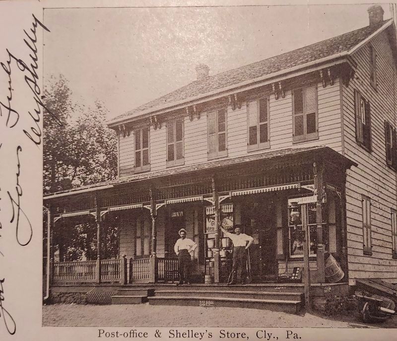 Cly Post-office & Shelley's Store image. Click for full size.