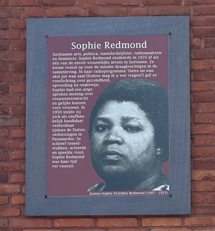 Sophie Redmond Marker. Click for full size. Sophie Redmond Marker image. Click for full size.
