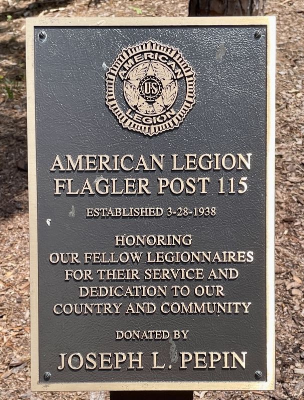 American Legion Veterans Memorial Marker. Click for full size. American Legion Veterans Memorial Marker image. Click for full size.