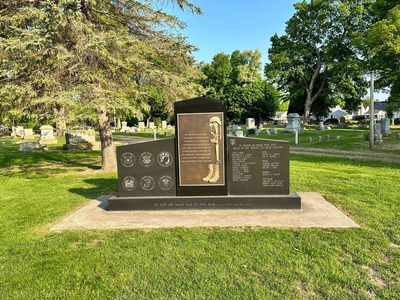 Maple Grove Veterans Memorial image. Click for full size.