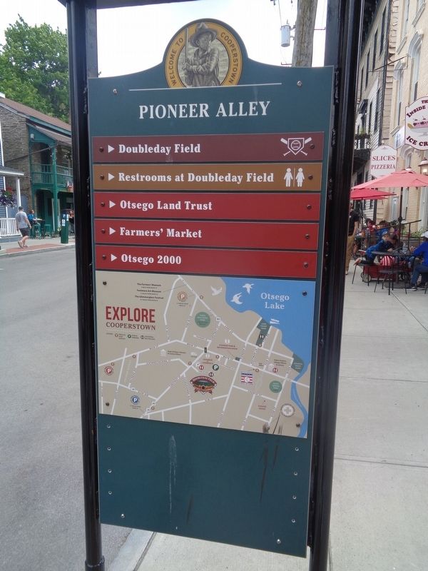 Pioneer Alley Marker image. Click for full size.