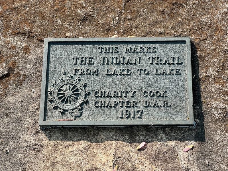 Indian Trail Marker. Click for full size. Indian Trail Marker image. Click for full size.