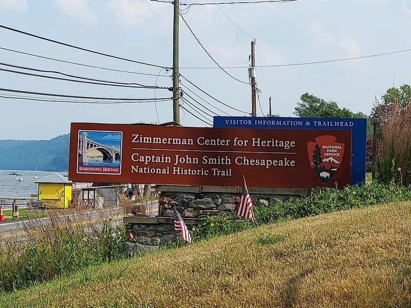 The John & Kathryn Zimmerman Center for Heritage Marker image. Click for full size.