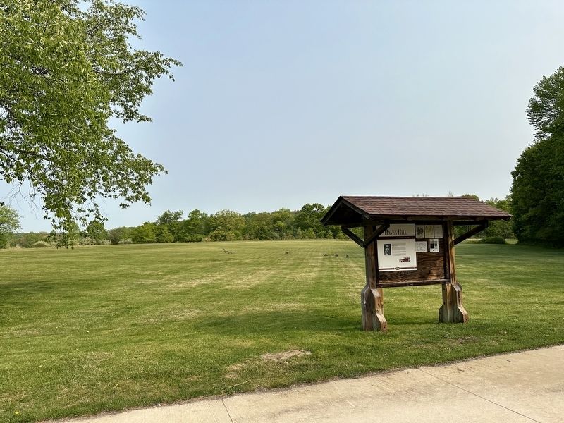 Haven Hill Marker. Click for full size. Haven Hill Marker image. Click for full size.