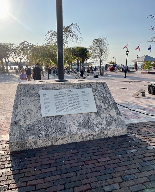 Key West  Florida Keys Historical Military Memorial image. Click for full size.