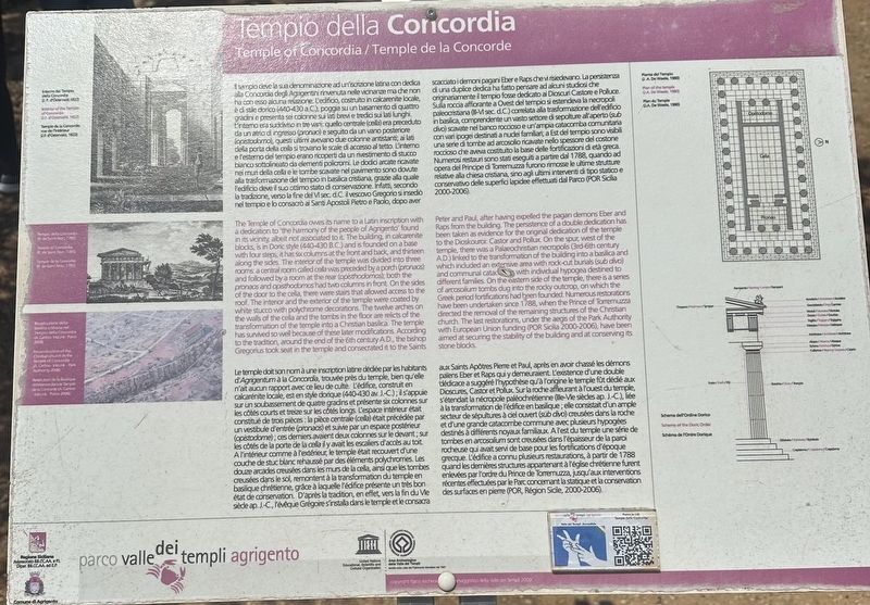 Tempio della Concordia Marker image. Click for full size.