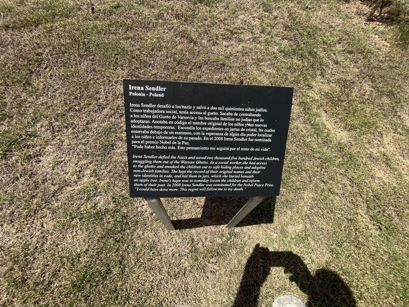 Irena Sendler Marker. Click for full size. Irena Sendler Marker image. Click for full size.