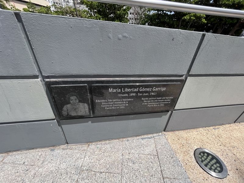 María Libertad Gómez Garriga Marker. Click for full size. María Libertad Gómez Garriga Marker image. Click for full size.