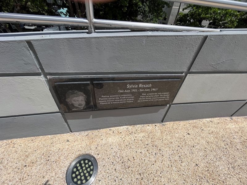 Sylvia Rexach Marker. Click for full size. Sylvia Rexach Marker image. Click for full size.
