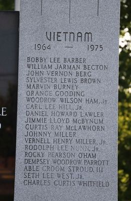 Lenoir County Supreme Sacrifice Memorial. Click for full size. Lenoir County Supreme Sacrifice Memorial image. Click for full size.