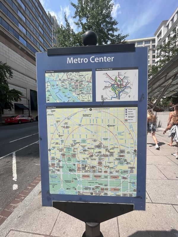 Metro Center side of the marker image. Click for full size.