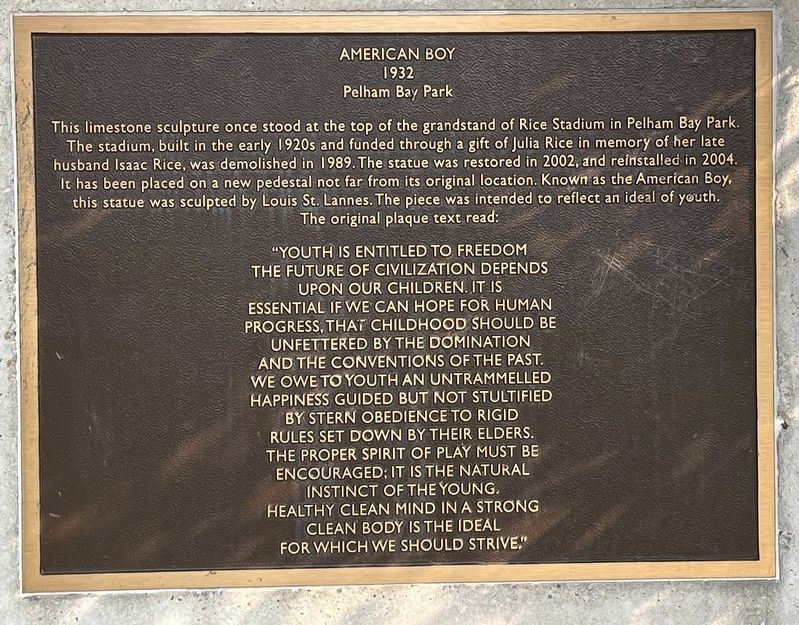 American Boy Marker. Click for full size. American Boy Marker image. Click for full size.