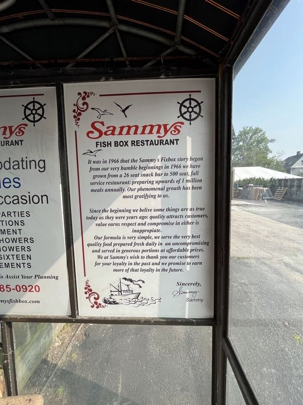 Sammy's Fish Box Restaurant Marker image. Click for full size.