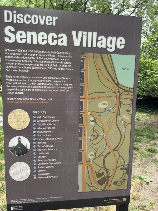 Discover Seneca Village Marker image. Click for full size.