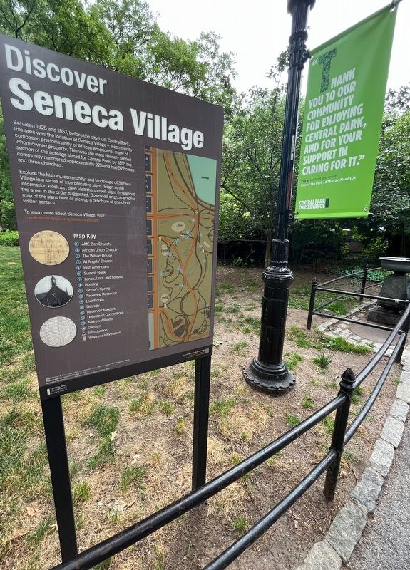 Discover Seneca Village Marker image. Click for full size.