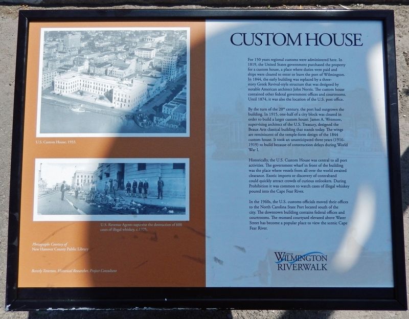 Custom House Marker image. Click for full size.