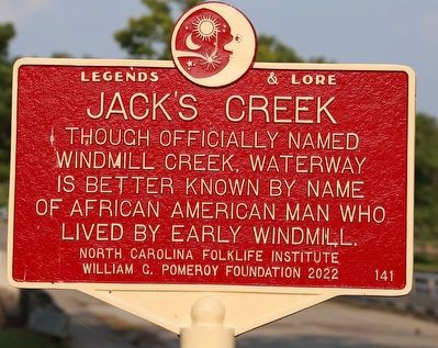Jack's Creek Marker image. Click for full size.