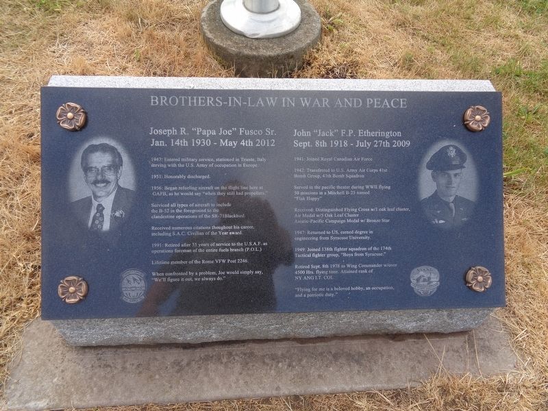 Brothers-in-law in War and Peace Marker image. Click for full size.