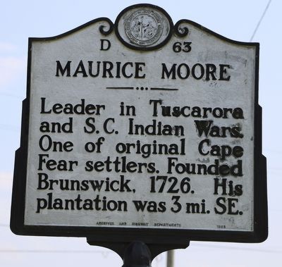 Maurice Moore Marker image. Click for full size.