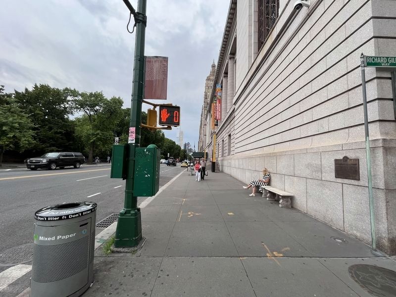 Central Park West-West 75th Street Historic District Marker. Click for full size. Central Park West-West 75th Street Historic District Marker image. Click for full size.