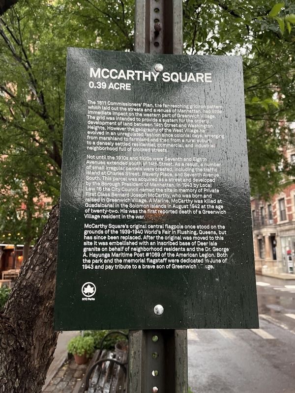 McCarthy Square Marker image. Click for full size.