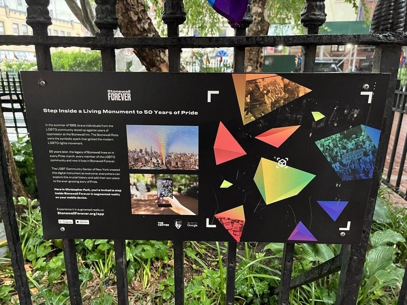 Stonewall Forever Marker. Click for full size. Stonewall Forever Marker image. Click for full size.