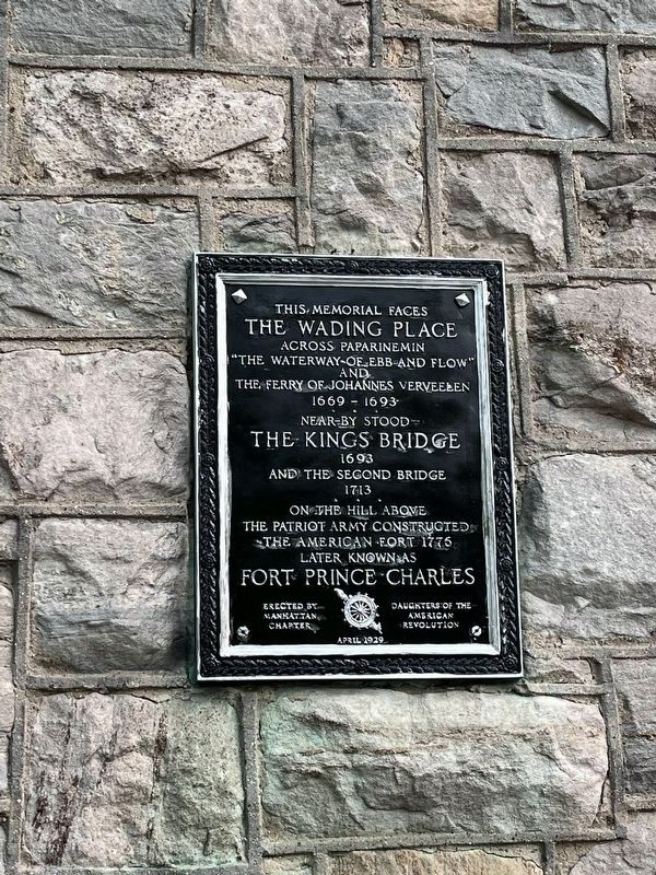 The Wading Place / Kings Bridge / Fort Prince Charles Marker image. Click for full size.