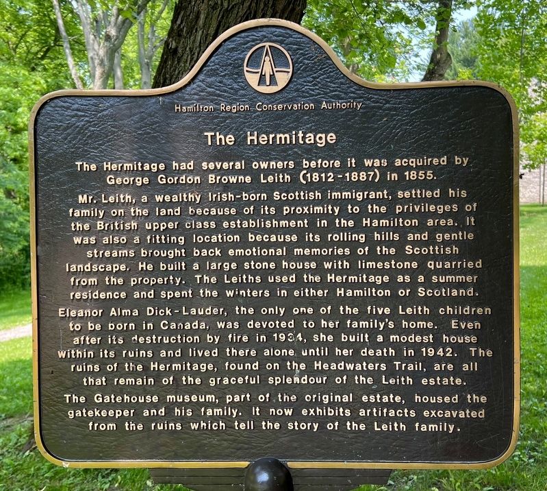 The Hermitage Marker image. Click for full size.