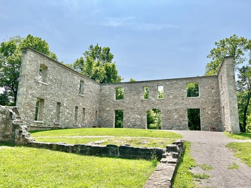 The Hermitage ruins (rear elevation) image. Click for full size.