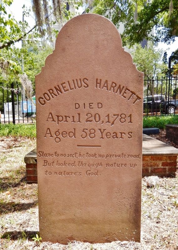 Cornelius Harnett Headstone image. Click for full size.