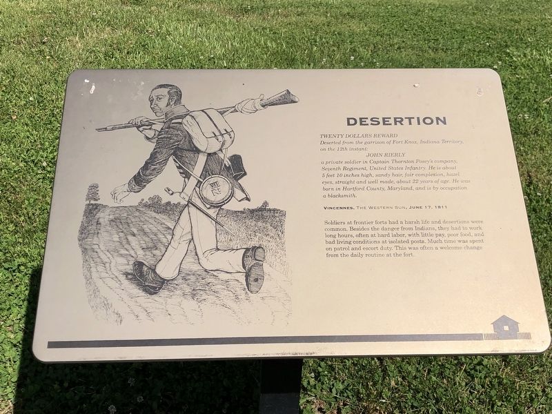 Desertion Marker. Click for full size. Desertion Marker image. Click for full size.